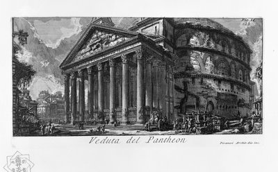 Ansicht des Pantheon von Giovanni Battista Piranesi